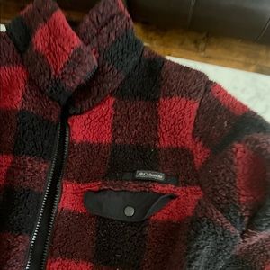 Columbia Buffalo Plaid Fleece Sz S